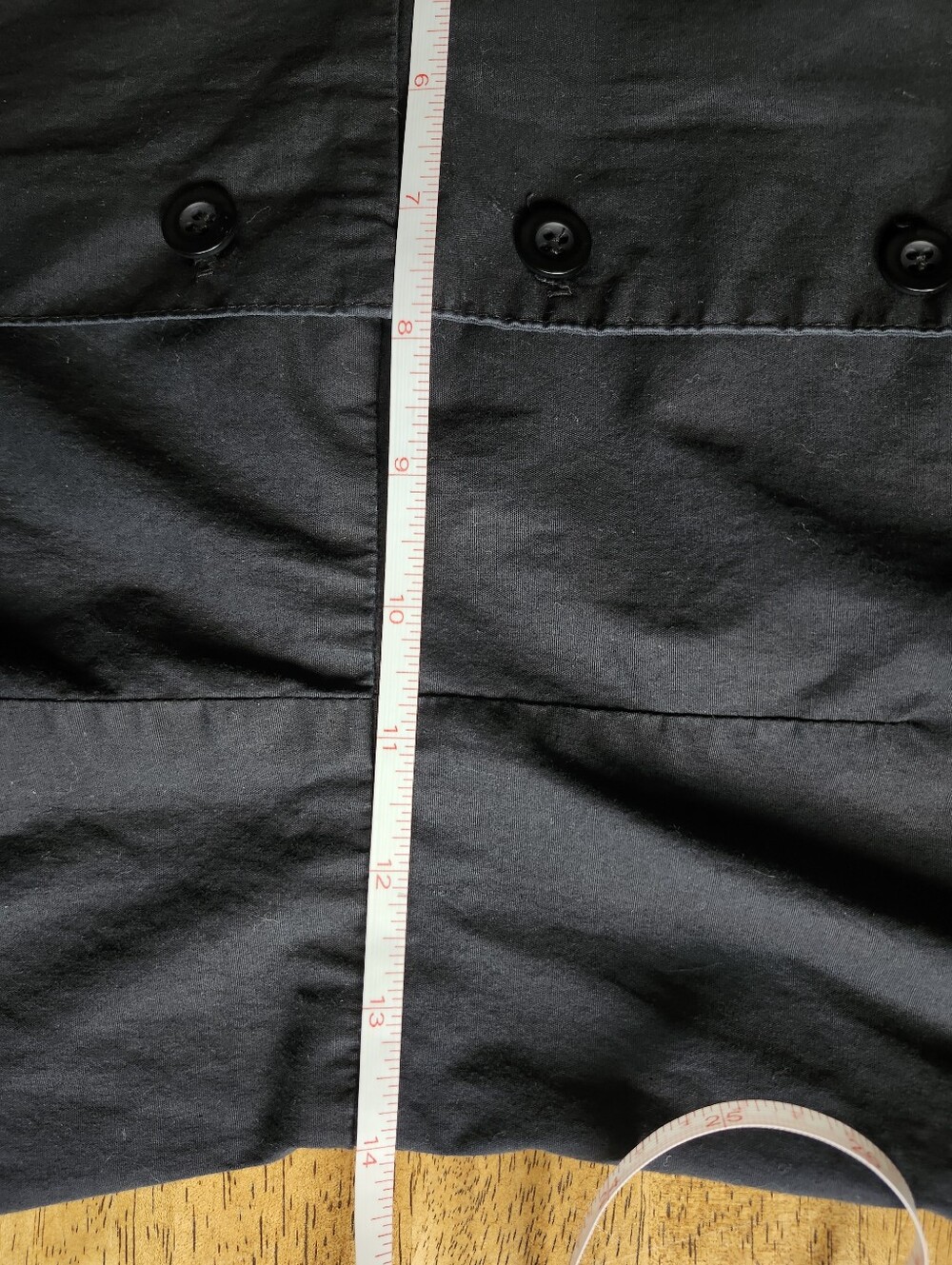 Y2K Dickies Black Mini Shirt Dress - Picture 3 of 3